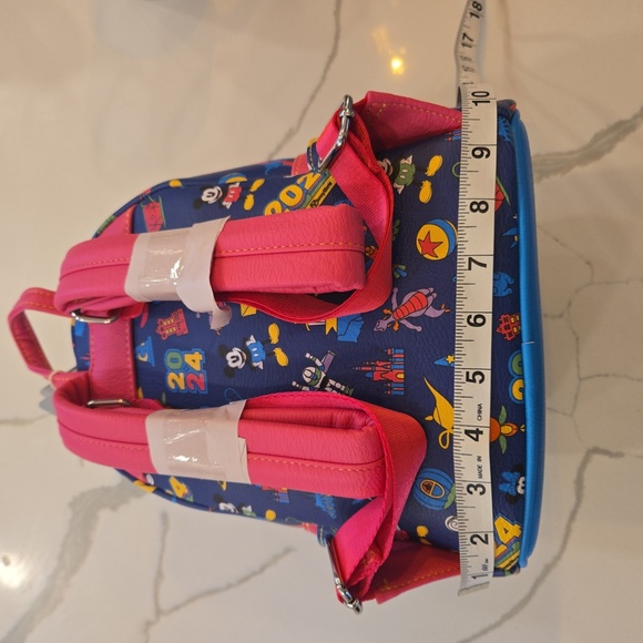 NWT 2024 Disney × Loungefly Mickey Minnie Figment 4 Parks Backpack - Picture 10 of 12